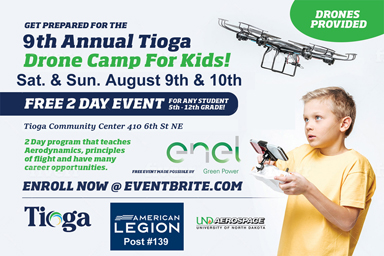 9th Annual Drone Camp For Kids  Set For August 9-10