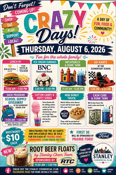 Crazy Days Returns This Thursday
