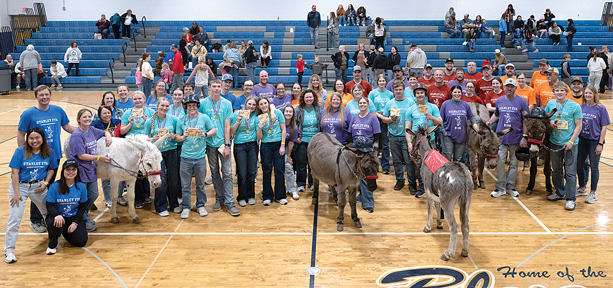 Stanley FFA Hosts Donkey Basketball