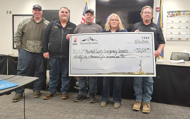 EOG Donates To Mountrail County DES