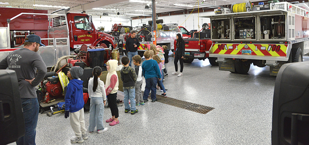 Students Visit Fire Hall