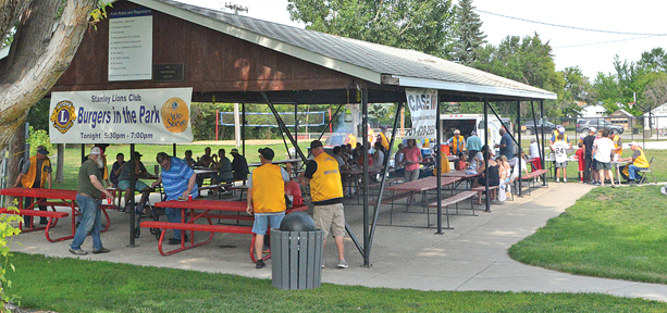 Lions Hold Second Burgers In The Park