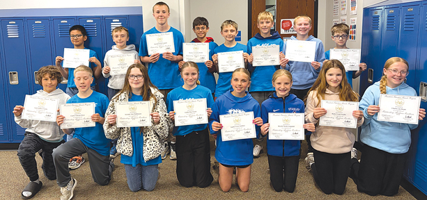Students Recognized For Achievement