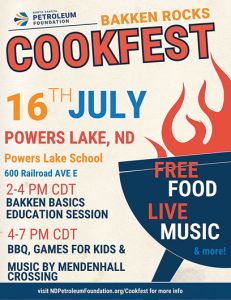 Bakken Rocks Cookfest To Be Held In Powers Lake