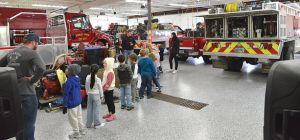 Students Visit Fire Hall